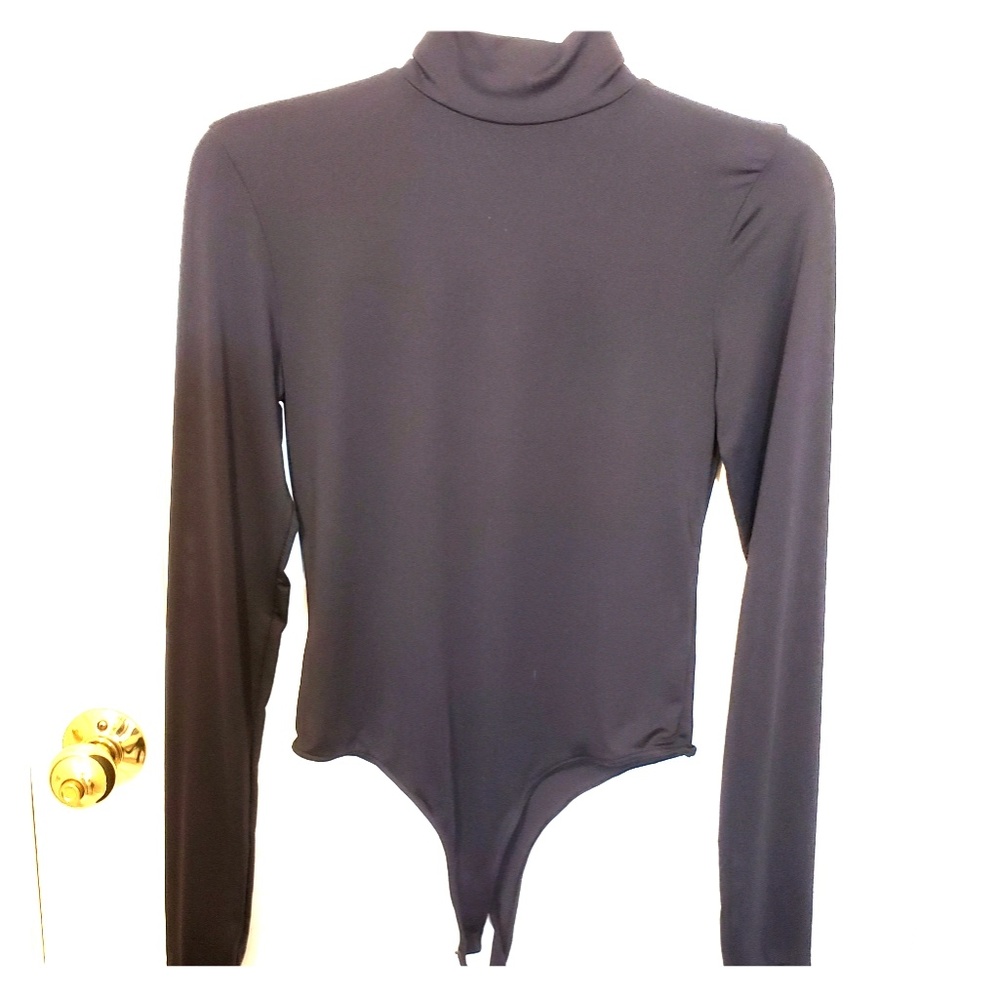 Bershka black bodysuit NWT